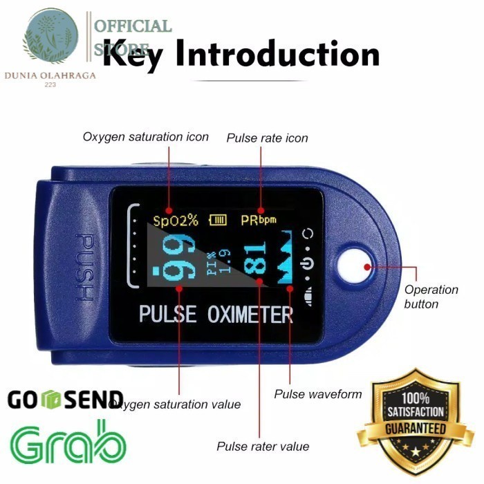 PROMO OXIMETER DETAK JANTUNG ORIGINAL