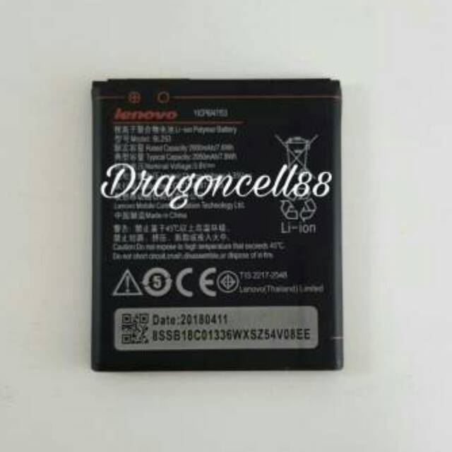 Baterai LENOVO A1000- A2010 -Vibe A -BL253 Kualitas ORIGINAL 100%