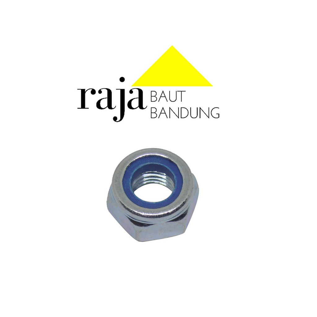 Mur Nilon 12mm Nut Nylon Kunci 19 Drat Kasar