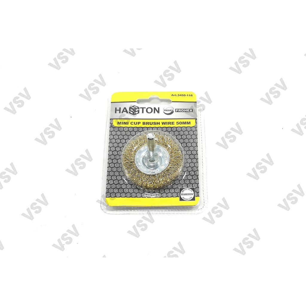 Hasston Sikat Kawat Gagang 50mm  3450-116 Mata bor sikat kawat HASSTON