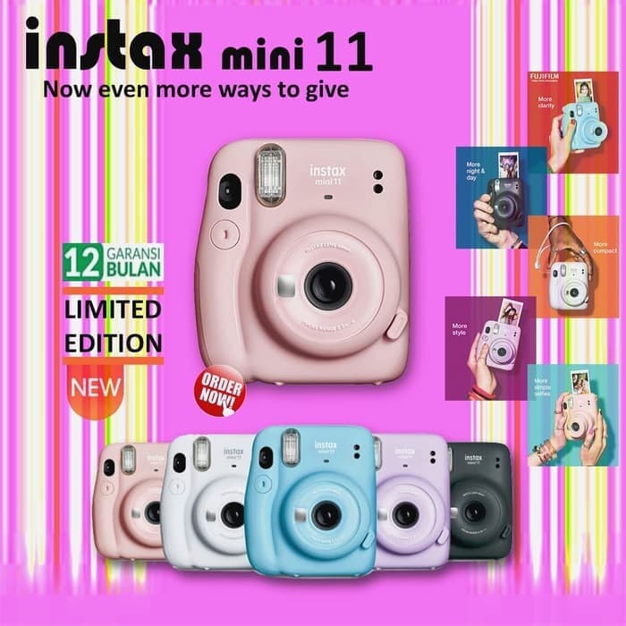 Fujifilm Instax Mini 11 Polaroid Camera - All Colours-1