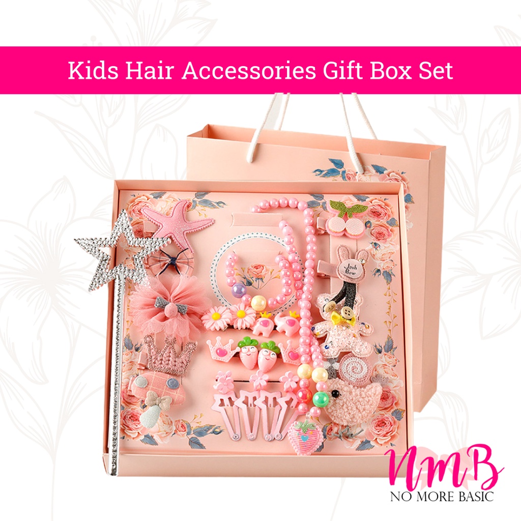 Jepitan Rambut Anak Set Box Kids Hair Accessories Gift Box Set