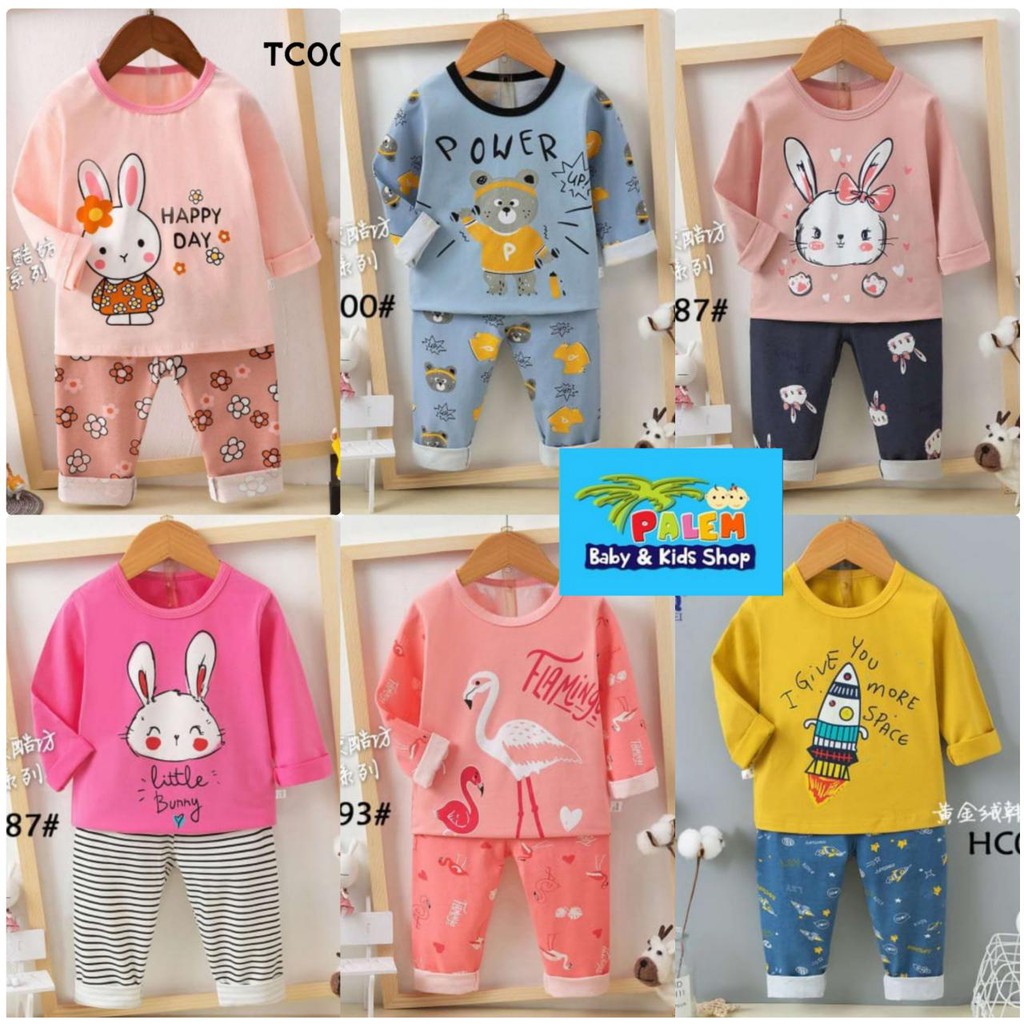 Catell Love Piyama Boy&amp;Girl untuk usia 1Tahun s/d 5 tahun