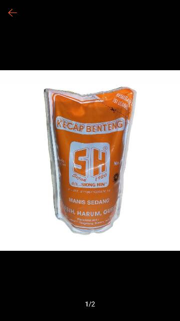 Kecap Manis Benteng SH Refill 620 ml 1 dus @ 12 pcs