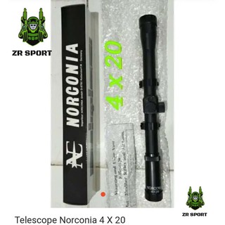 TELESCOPE NORCONIA 4x20 Teropong senapan