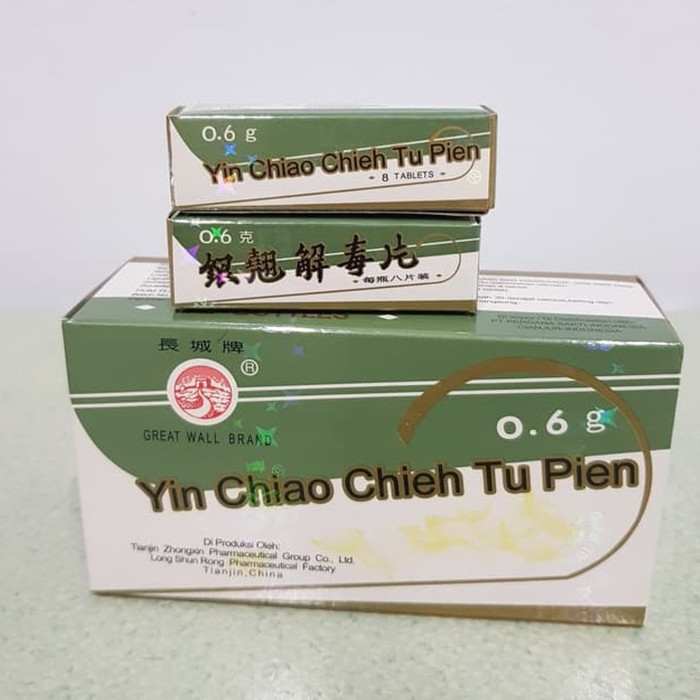 

promo Yin Chiao Chieh Tu Pien [Per Botol Kecil] - Pereda Pilek dan Batuk