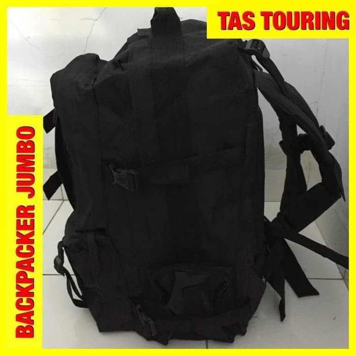 Promo Terlaris  Tas Punggung Ransel Hitam Besar Militer 50x27x40 cm           ⠀⠀⠀⠀⠀⠀⠀⠀⠀