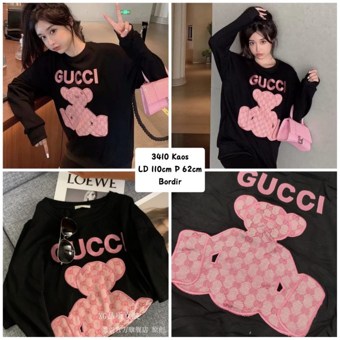 Sweater Kaos Wanita Import / Sweater Gucci / Fashion Wanita On Sale