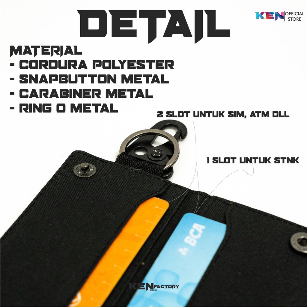 Dompet STNK E TOLL SIM Mobil Motor / Gantungan Kunci Motif Pria Wanita / Full Printing- ~KENFACTORY