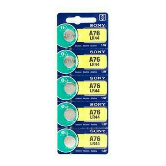 Unik Baterai Sony LR44 A76 Asli/Original AG13