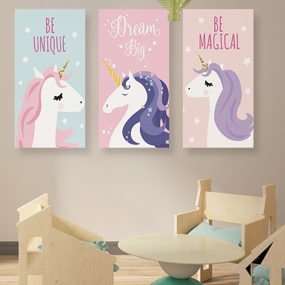 Hiasan dinding Kamar Anak Wall decor kuda pony Dekorasi kamar magical unicorn