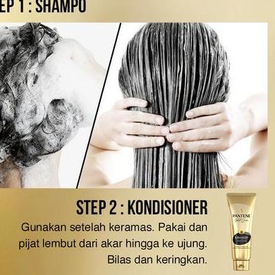 ☞ Pantene Pro-V Gold Series Strong & Thick Shampoo 450 ml + Kondisioner 320 ml ❃