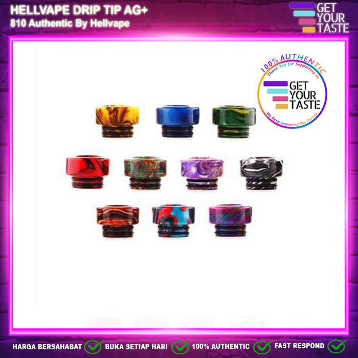 Hellvape Drip Tip AG+ 810 Authentic by Hell Vape