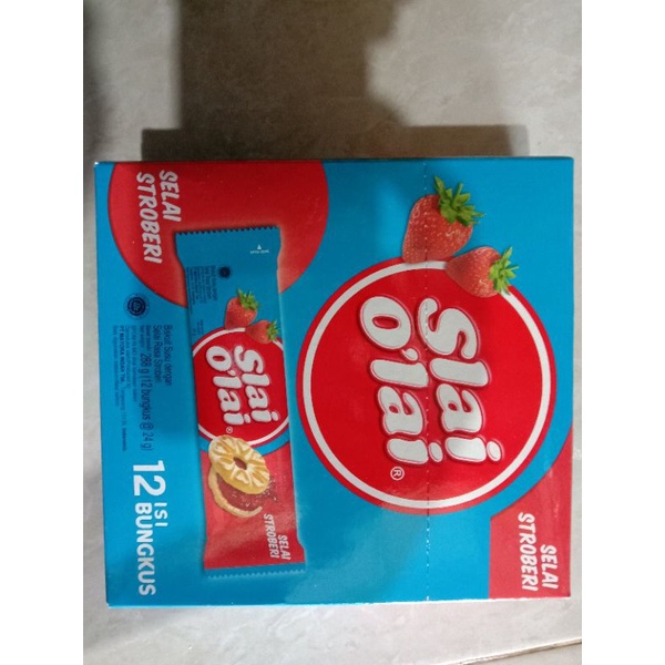 

slai o'lai strawberry 24gr isi 12pcs