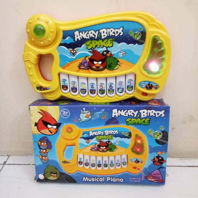 Mainan Anak Musik Piano ANGRY BIRDS SPACE