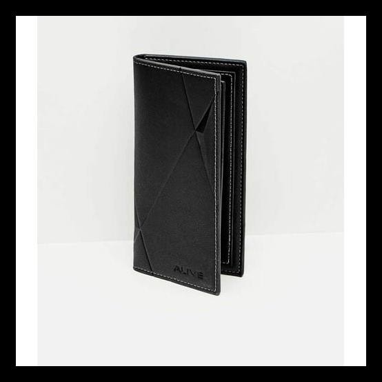 {BISA COD} DOMPET PRIA SOPHIE MARTIN AELGAR W2075B5 REG2004 PANJANG KULIT HITAM DISKON MEMBER PROMO