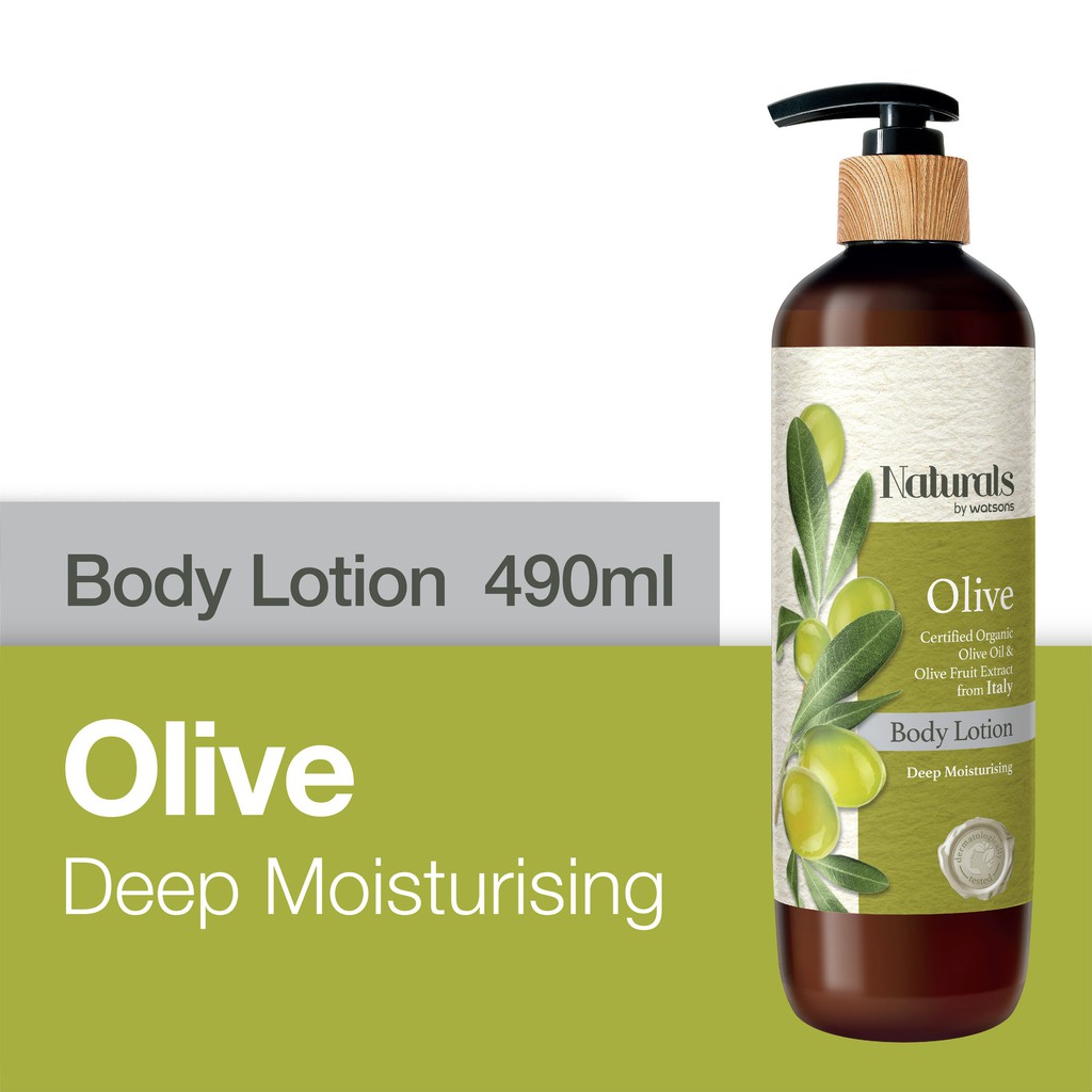 NATURALS BY WATSONS Olive Body Lotion Shopee Indonesia