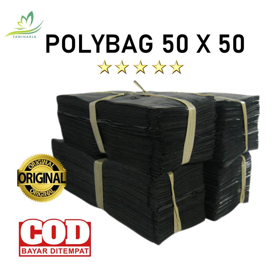 Polybag Besar 50x50 / Kantong Plastik Polibek 50x50 - 500gr