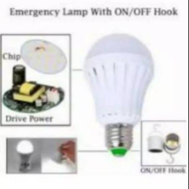 Lampu Emergency // Bohlam Sentuh // Bohlam Emergency LED 15 W