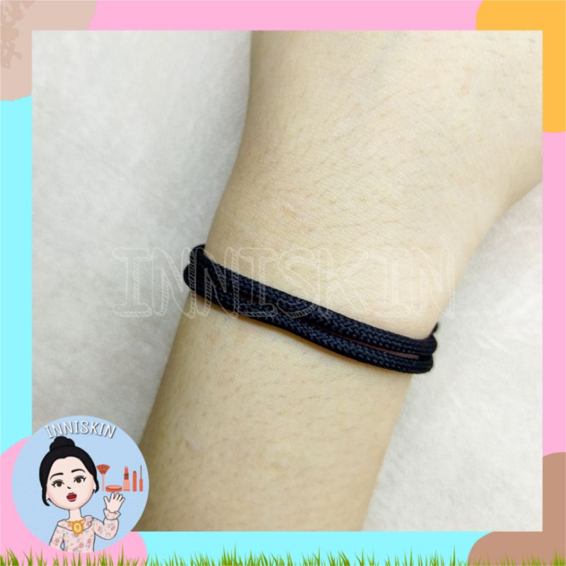 3mm Gelang Prusik / Gelang Hitam Polos / Gelang bracelet / Gelang Tali Hitam Polos / Gelang Prusik