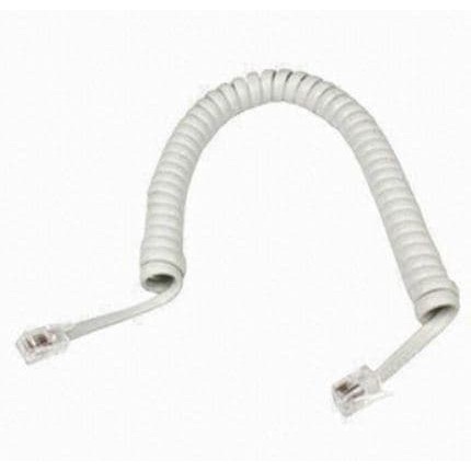 KABEL TELEPON SPIRAL / KABEL HEADSET TELEPON PUTIH