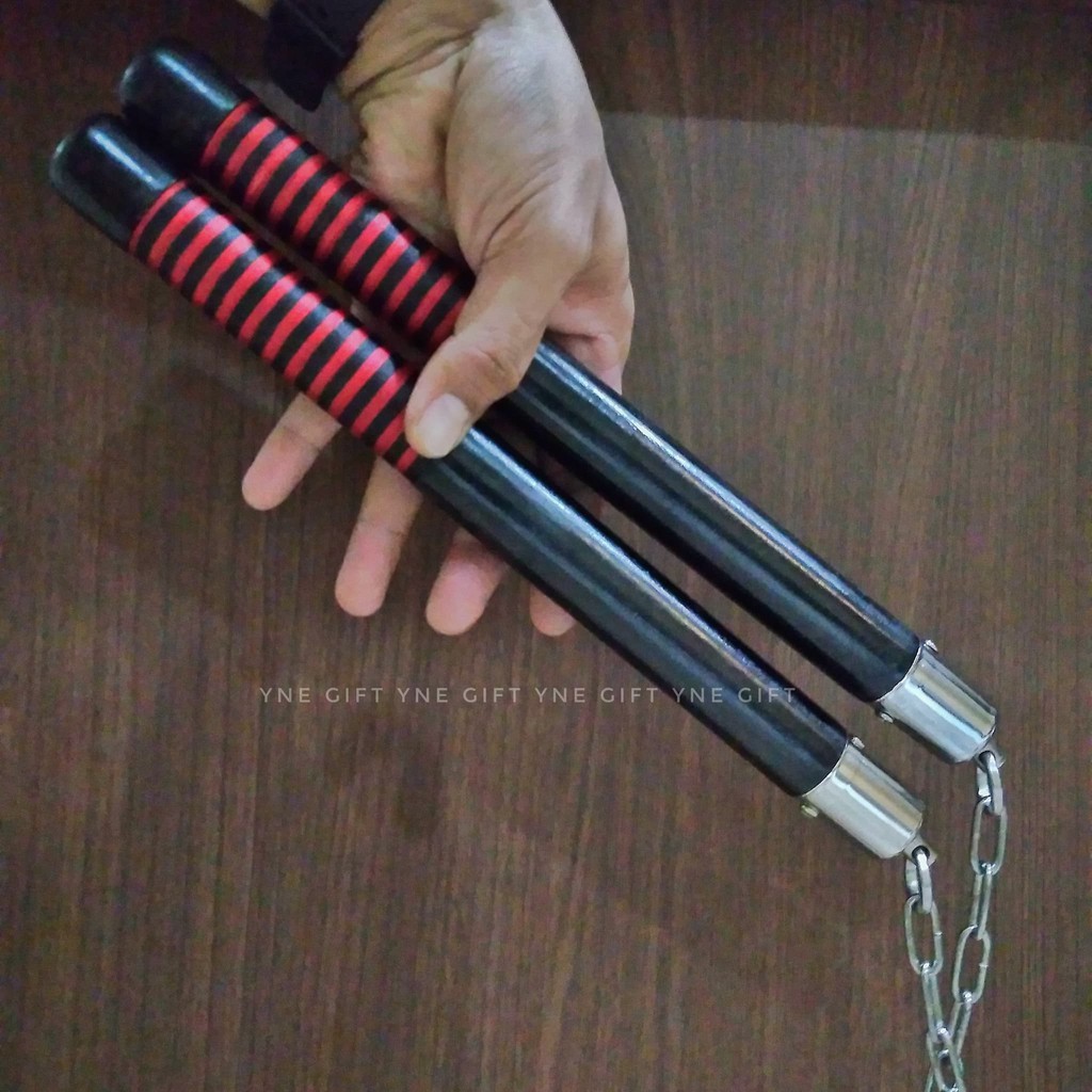 Hot Sale! Double Stick Kayu DSK02, Nunchaku, Chaku, Dobel Stick