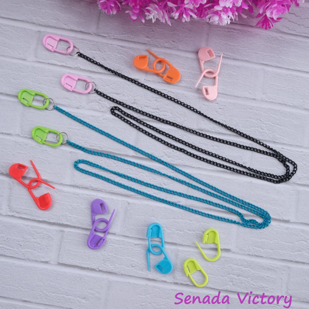 Senada Victory Strap Mask Rantai Masker Warna Kalung Masker Konektor Masker