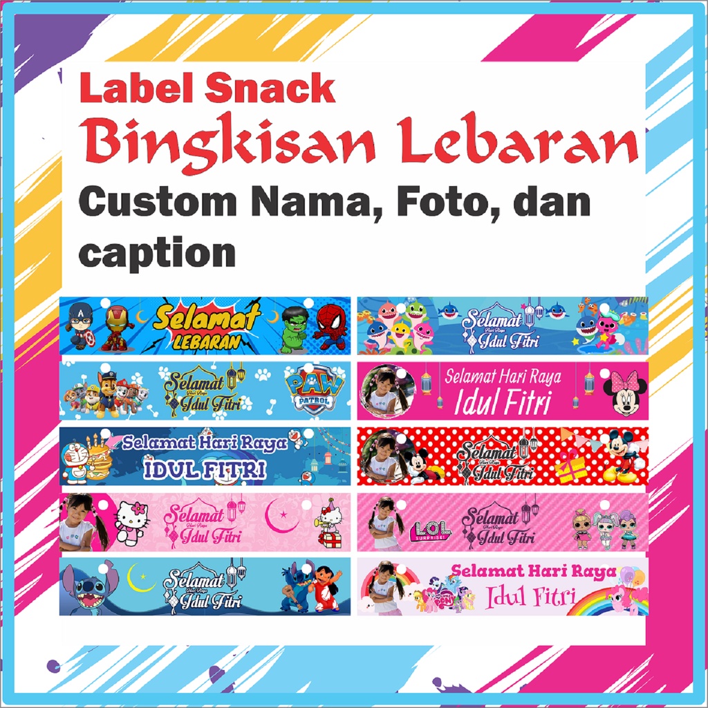 

Tas Snack Lebaran Hrg 1 PCS Plastik Label DAN Tali (THR, Ulang tahun, sovenir, amplop lebaran, nikahan, dll)