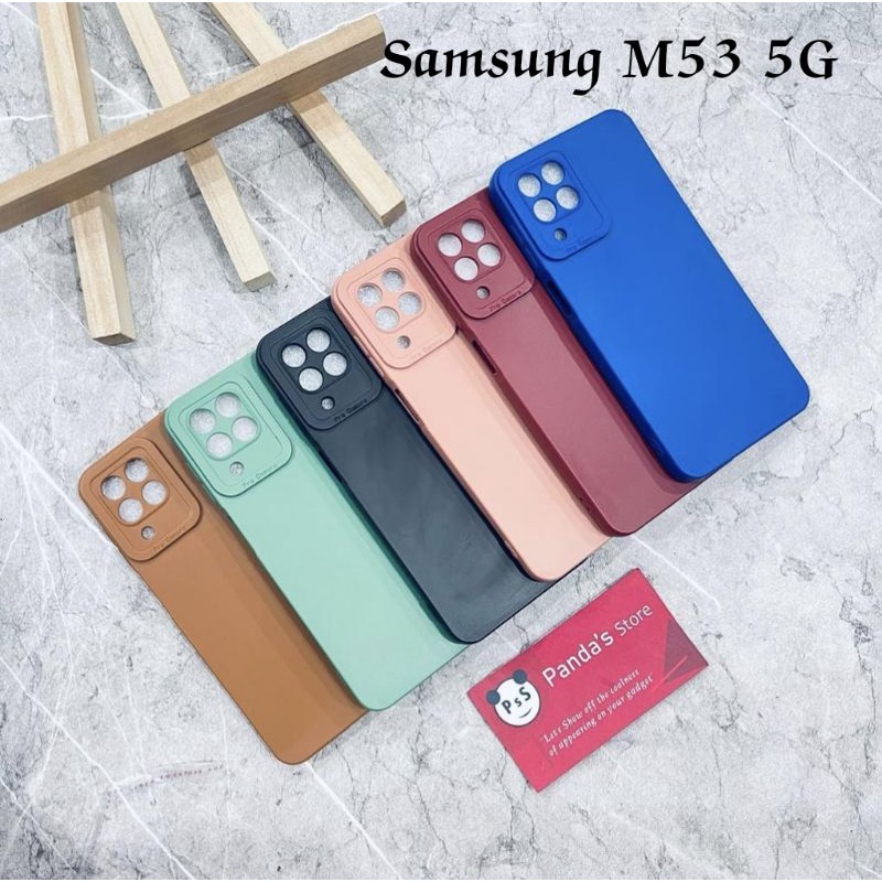 Softcase Pro Camera Samsung M53 5G Candy Case Full Color 3D Silikon TPU