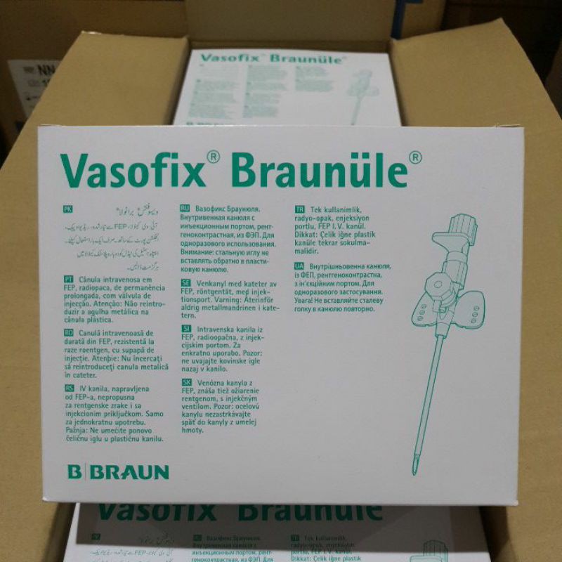 Vasofix 20 G BBraun / Vasofix B Braun 20G / IV Canula BBraun