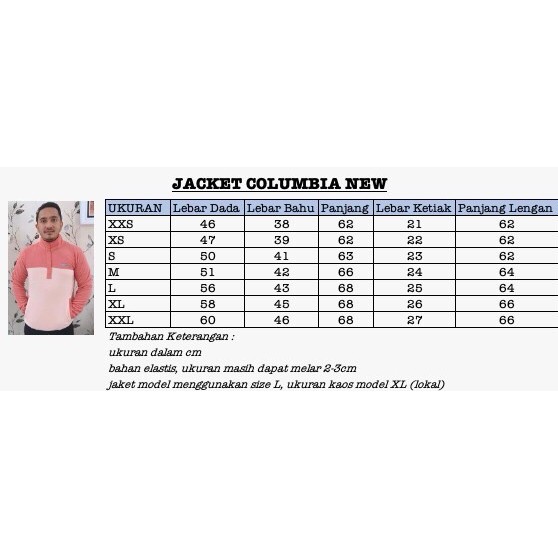 Jaket Columbia Polar Fleece Thermal Olahraga Gym Sepeda Fitness Jacket Hiking Winter Musim Dingin