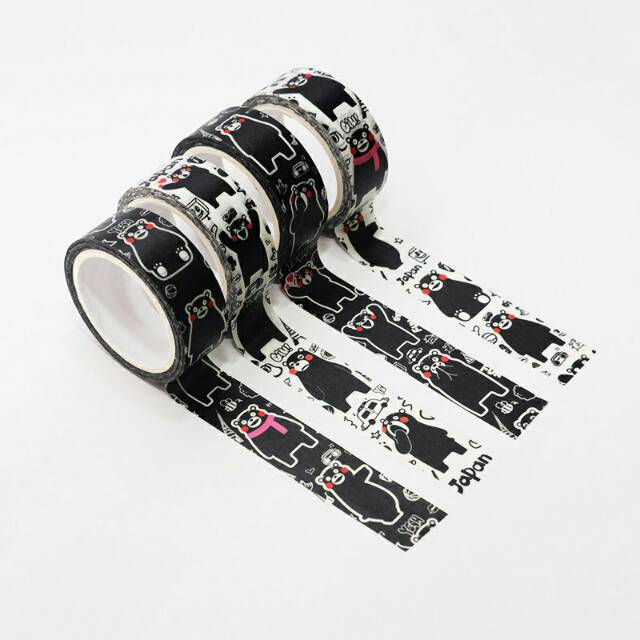 

Masking Tape Kumamon Black and White