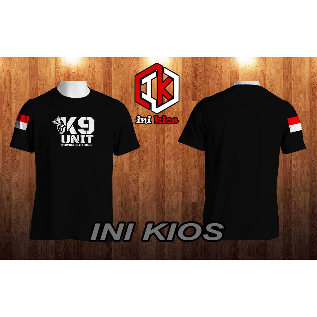 KEREN Baju Kaos K9 UNIT K9UNIT POLICE OFFICER INDONESIA keren pria wanita Custom DISTRO NEW
