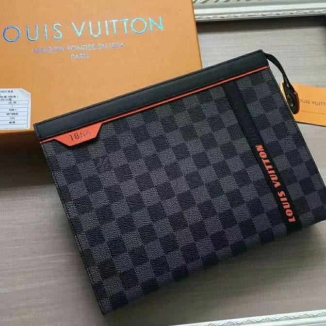 TAS TANGAN LV PRIA WANITA CLUCTH HANDBAG MIRROR QUALITY