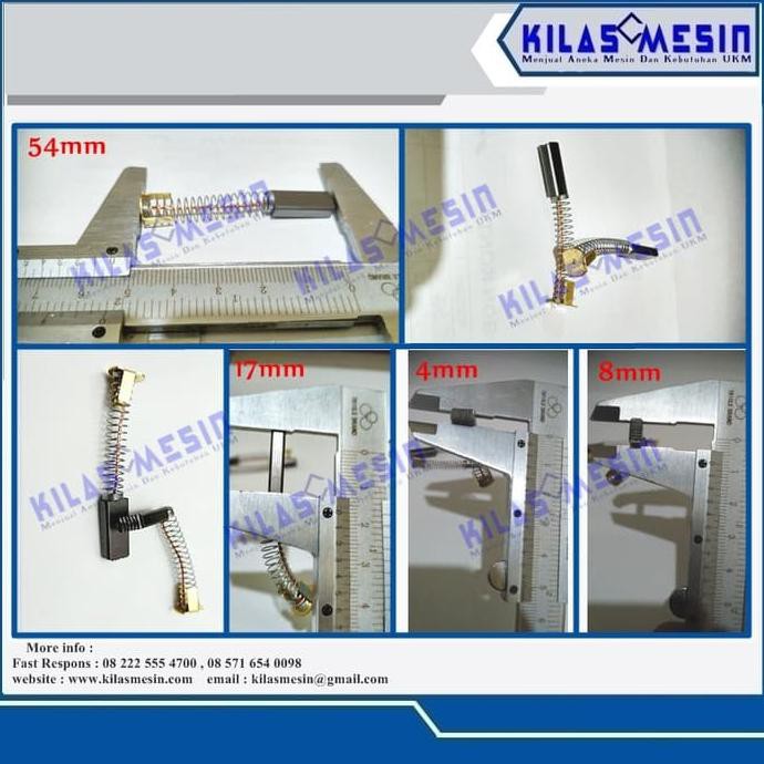 Carbon brush arang karbon booster bostel untuk dinamo motor