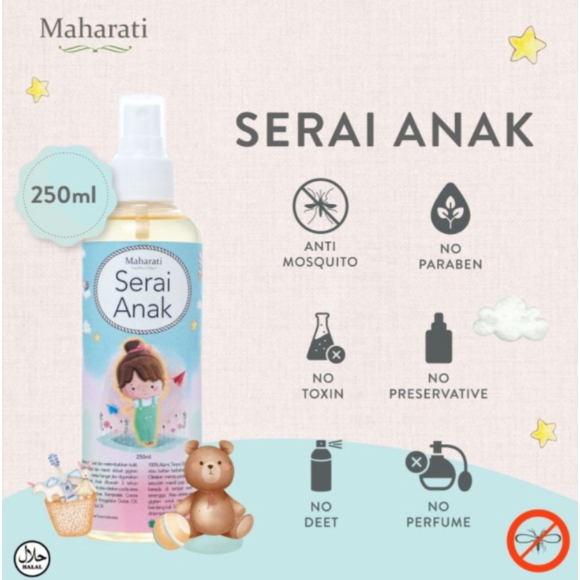 Maharati Serai Anak 250ml, 60ml