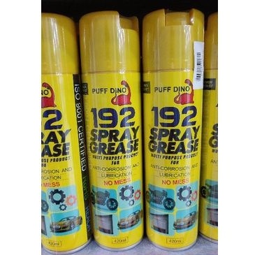 Puff Dino 192 Spray Grease 420Ml Grease Semprot Spray