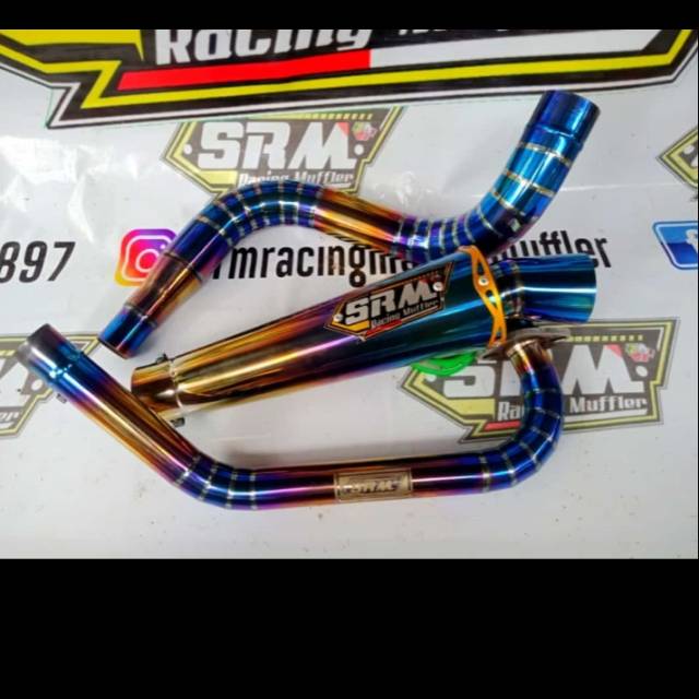 KNALPOT SRM RACING MUFFLER