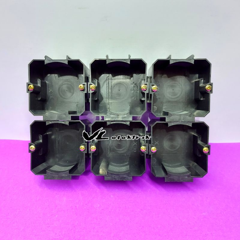 IMBODUS/IB-DUS /IMBODUS BOX HITAM 1 GANG