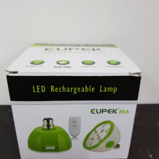 Lampu emergency remote eupek/ led rechargeable lamp