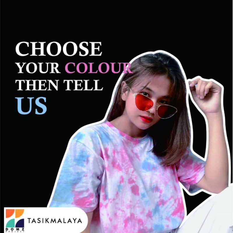 Kaos Tie Dye Kualitas Premium Bahan 24s Tebal