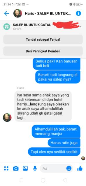 Salep BL Ampuh ASLI Original 100% | Obat Gatal | Salep Kulit Gatal | Obat Eksim Exim
