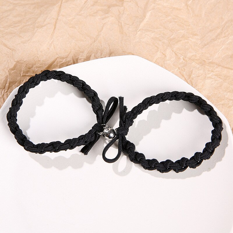 OVERFLOWS.ID Gelang Couple Tali Jalin Gelang Pasangan Magnet Gelang Pacar