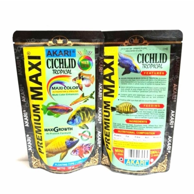 akari premium maxi cichlid 100 gr