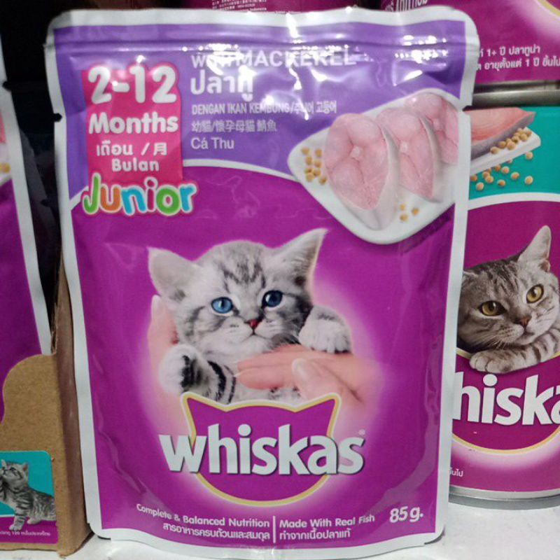 MAKANAN BASAH WHISKAS POUCH