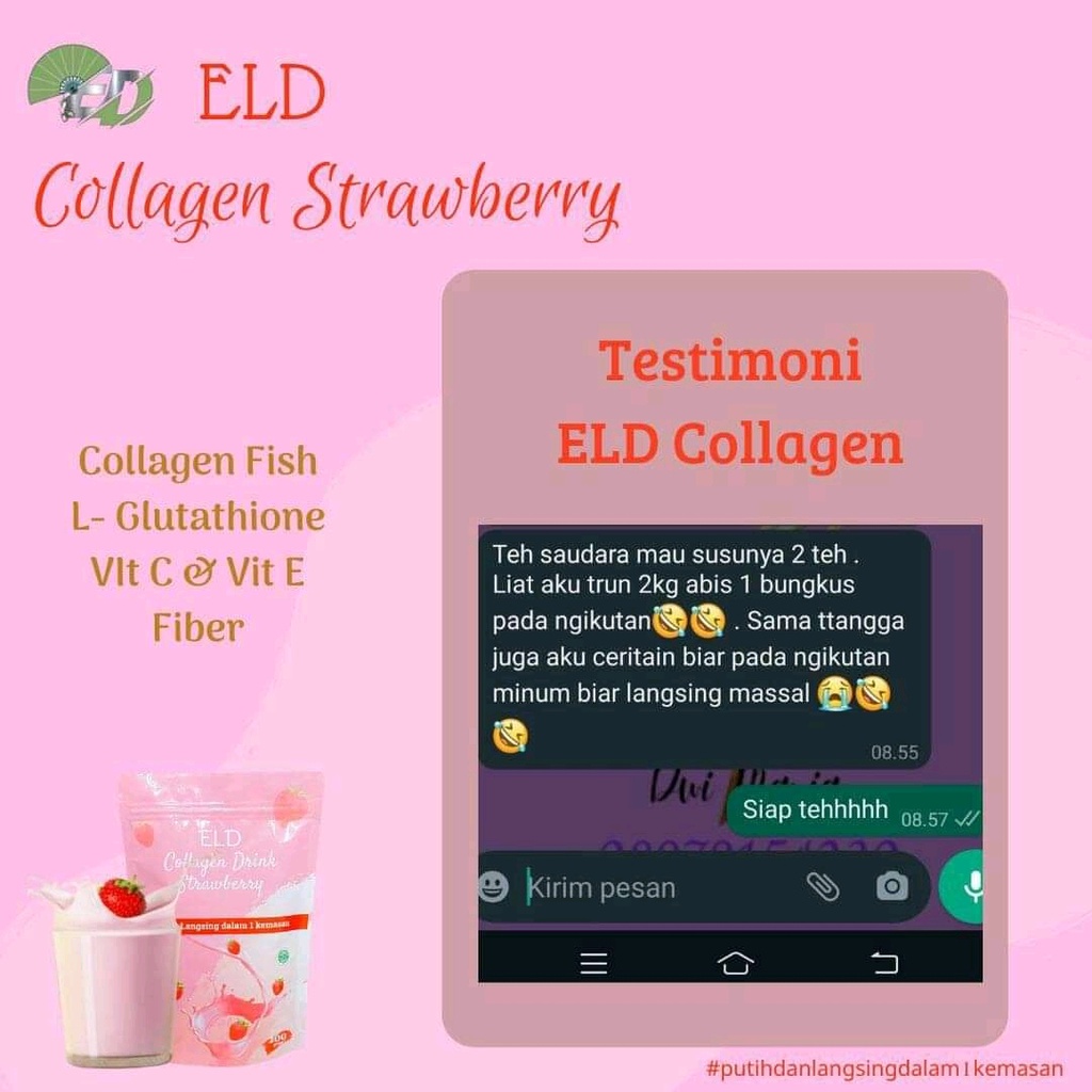 

ELD collagen drink strawberry colagen