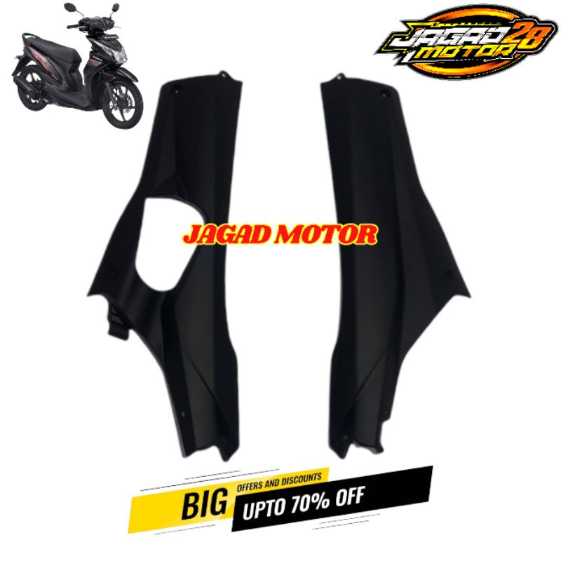 SATUAN ECERAN !! Cover Body Kasar Motor Honda Beat Fi starter kasar halus 2013 - 2015 BISA COD MURAH