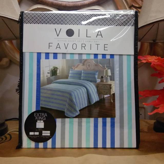 Voila Favorite Sprei Set/Fitted Sheet Set EXTRA KING