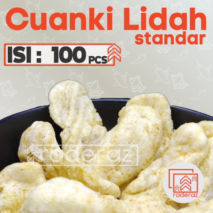 

100pcs LIDAH cuanki Toping Baso Aci, Seblak khas Garut by RADERAZ (bisa GROSIR bisa COD)