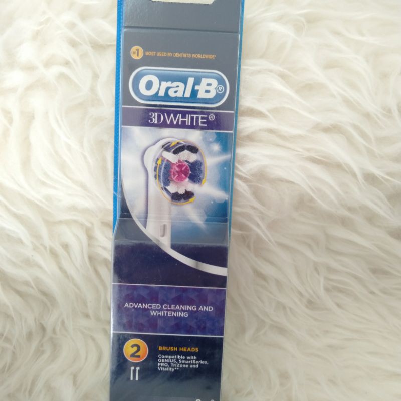 Oral B 3D white toothbrush head/ kepala sikat gigi oral B 3D white HARGA per 1pieces